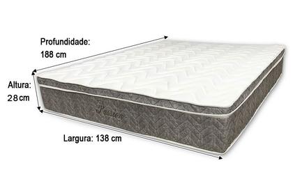Colchão Casal Passion 28X188X138 Paropas - Alpoim Imagem de Colchão Casal Passion 28X188X138 Paropas