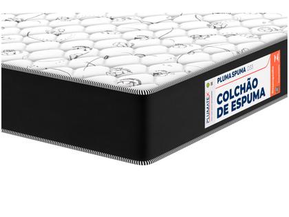 Imagem de Colchão Casal Plumatex de Espuma D33 15x138x188cm Plumaspuma