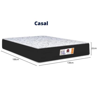 Imagem de Colchão Casal Prime Espuma D33 Extra Firme 20x138x188
