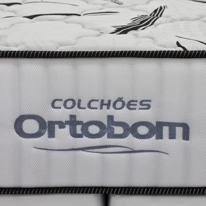 Imagem de Colchão Casal Queen Highfoam Bordado Espuma HR45 158x198x28cm - Ortobom