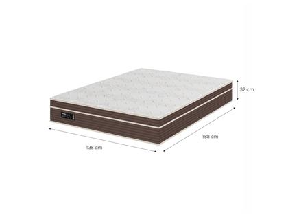Imagem de Colchão Casal Umaflex de Molas Ensacadas 32x138x188cm Harmony Plus