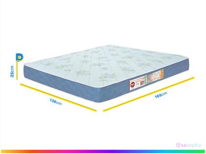Imagem de Colchão Castor Casal Sleep Max D45 - Altura 25 cm 138x188x25