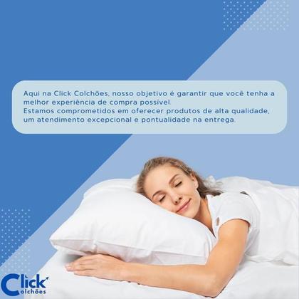 Imagem de Colchão Castor Espuma D33 Sleep Max Viúva 128x188x25  Linha Firme de Alto Padrão  Conforto Suporte e Durabilidade Premium