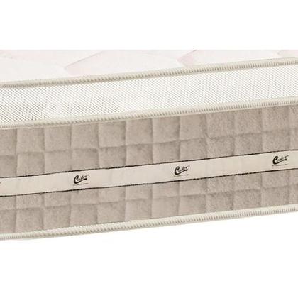 Imagem de Colchão Castor Queen Molas Premium Tecnopedic + Box Baú Queen Sintético Branco 158x198