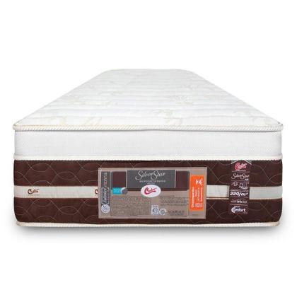 Imagem de Colchão Castor Solteiro Silver Star Híbrido AIR One Face 96x203x32cm