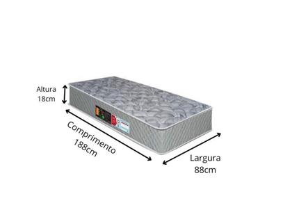 Imagem de Colchão Castor Solteiro Sleep Max D33 88x188x18cm