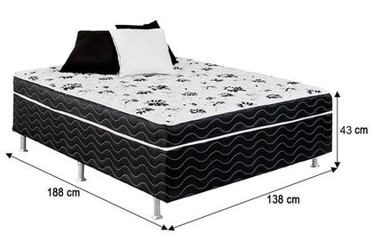 Colchão Conjugado Casal Union 43X188X138 Ortobom - Alpoim Imagem de Colchão Conjugado Casal Union 43X188X138 Ortobom