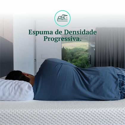 Imagem de Colchão D33 Connect Molas Massageador + Travesseiro Keiko