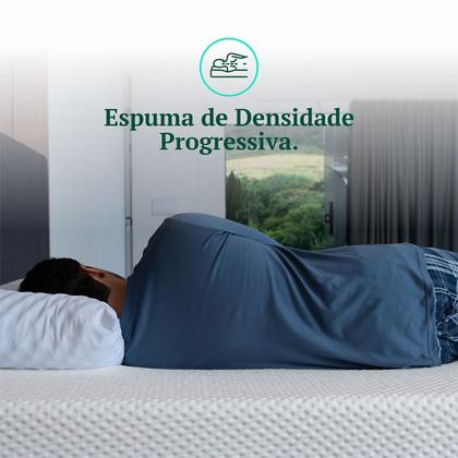 Imagem de Colchão D33 Connect Molas Massageador + Travesseiro Keiko