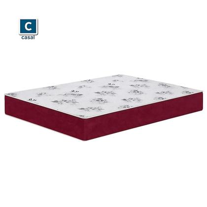Imagem de Colchão D45 128x188x24 - Lateral Vinho PREMIUM