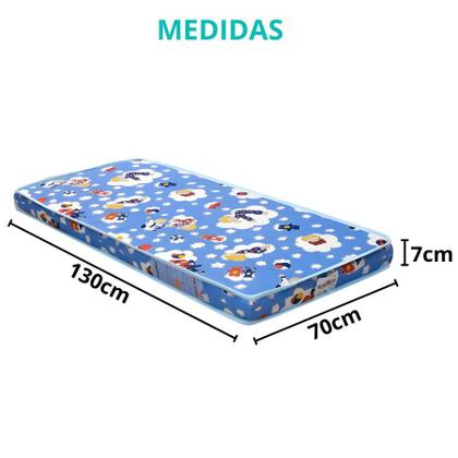 Imagem de Colchão De Berço Baby Phisycal Padrão Ortobom 70x130x7Cm