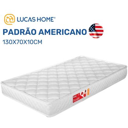 Imagem de Colchão de Berço D18 de Espuma Lucas Home Baby Liso 70 cm