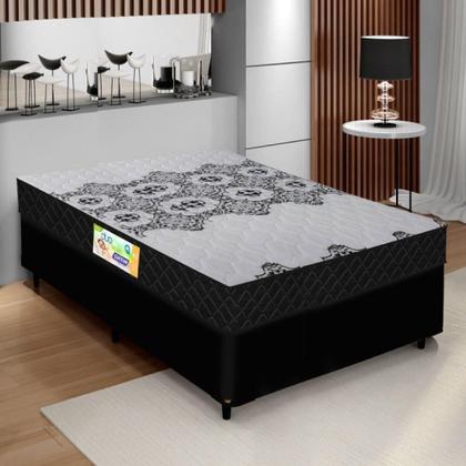 Imagem de Colchão De Espuma D33 Firme Casal 1,38m 22cm Duo Box Preto