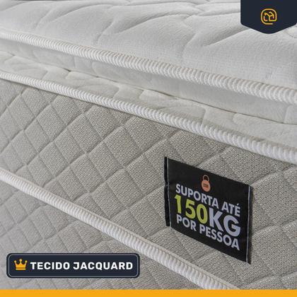 Imagem de Colchão de Espuma D45 Pillow Top Strong Casal 138cm