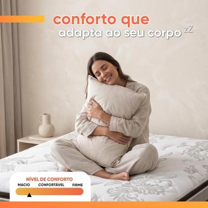Imagem de Colchão de Molas Ensacadas Love Story Gazin 1,93m King