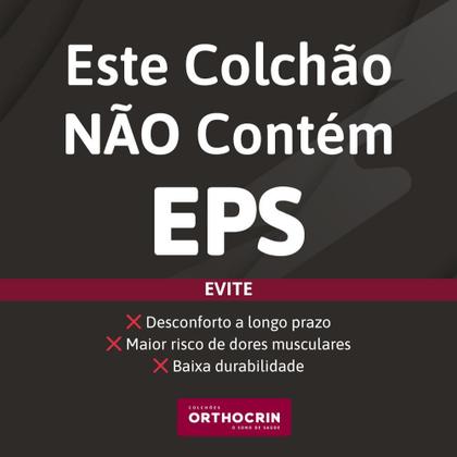 Imagem de Colchão de Molas Ensacadas Orthocrin Real Viúva Pillow Top Solteiro Plus Viúva 110x200x30 Alto Suporte
