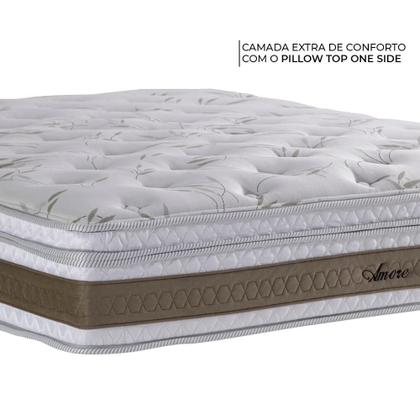 Imagem de Colchão de Molas Ensacadas Viúva Herval Amore, 28x128x188 cm