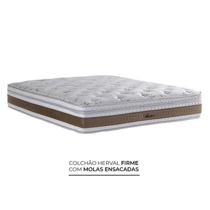 Imagem de Colchão de Molas Ensacadas Viúva Herval Amore, 28x128x188 cm