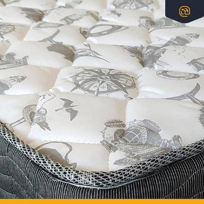 Imagem de Colchão de Solteiro D33 - Ortobom - ISO 100 - 88x188x18cm