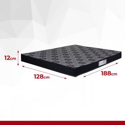Imagem de Colchão de Viúva Espuma D23 Pro Confort 128x188x12cm Preto Hellen