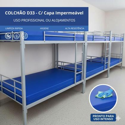 Imagem de Colchão Hospitalar D33 Com Capa Impermeável