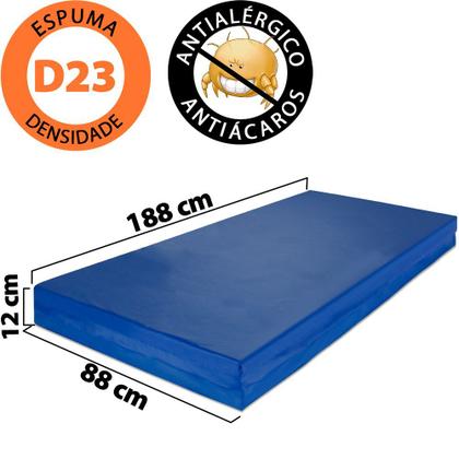 Imagem de Colchão Hospitalar Impermeável kit com 10 de Espuma D23 88x188x12cm BF Colchões