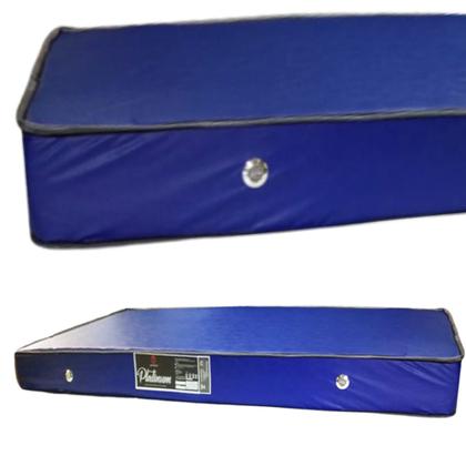 Imagem de Colchão Impermeável Solteiro D28 Imperial 15x88x188cm Azul ou Branco - Genki Kenko