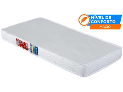 Imagem de Colchão Infantil Berço Mini Cama Impermeável Espuma D18 Macio Antiácaro 60x130x12cm Baby Light