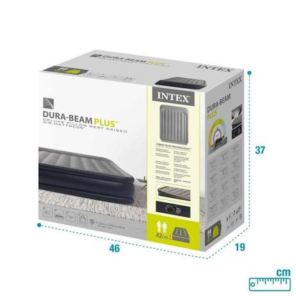 Imagem de Colchão Inflável Casal Dura Beam Queen Raised 110v Intex