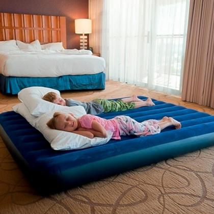 Imagem de Colchão Inflável Casal Multiuso 191x137x22 + Kit Reparo