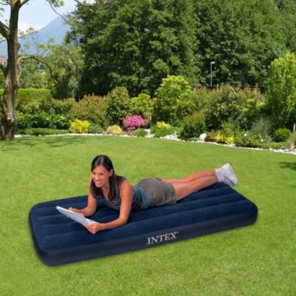 Imagem de Colchão Inflável Dura Beam Solteiro Downy Junior Intex