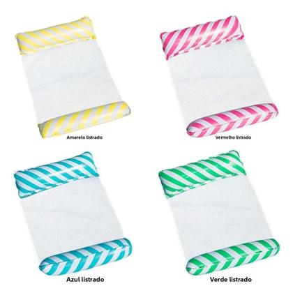 Imagem de Colchão Inflável Flutuante Dobrável De PVC Para Piscina, Espreguiçadeira Aquática, Cadeira