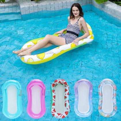 Imagem de Colchão Inflável Flutuante Para Água, Cama Flutuante, Boia, Colchão De Piscina, Espreguiçadeira De