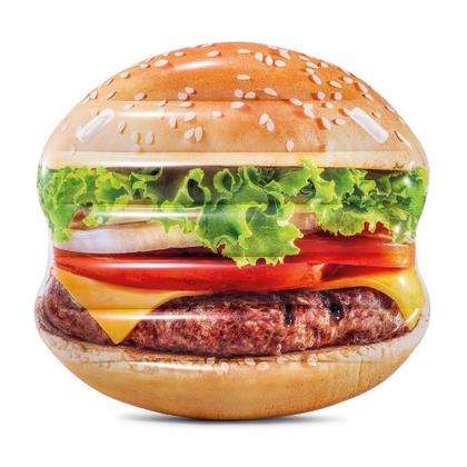 Imagem de Colchão Inflável para Piscina Hamburguer  Intex