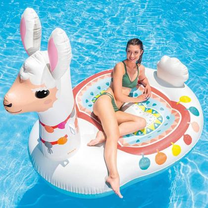 Imagem de Colchão Inflável para Piscina Ilha Lhama Mega