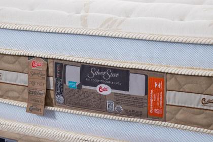 Imagem de Colchão King Castor Silver Star Air Double Face Pocket 193x203x34