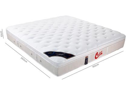 Imagem de Colchão King Castor Vitagel Euro One Face Pocket 193x203x32