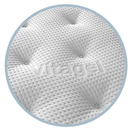 Imagem de Colchão King Castor Vitagel Super Luxo Pocket One Face 193X203X29