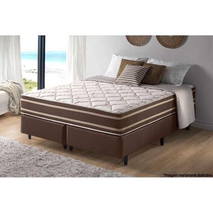 Imagem de Colchão King Molas Ensacadas MasterPocket Duo Sono Double Face Euro Pillow Brown (193x203x25) - Anjos