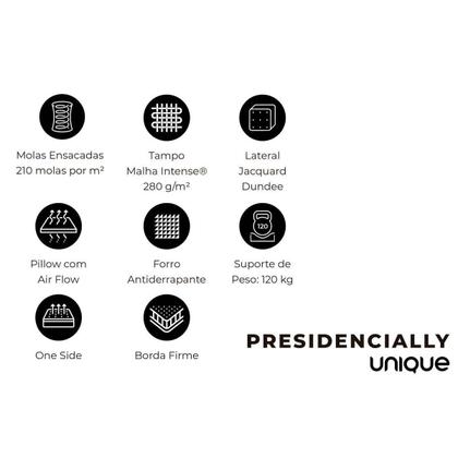 Imagem de Colchão King Molas MasterPocket Ensacadas Presidencially Pillow (193x203x34) - Plumatex