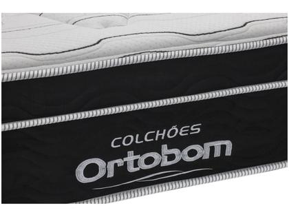 Imagem de Colchão King Ortobom Super_Super Molas Ensacadas Light 28x 203x 193 cm Branco/Preto