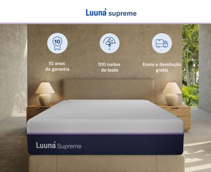 Imagem de Colchão Luuna Supreme Classic Firme, 32 cm Altura, Tecnologia Premium AirCell, Suporte Ortopédico