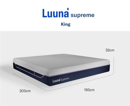 Imagem de Colchão Luuna Supreme Classic Firme, 32 cm Altura, Tecnologia Premium AirCell, Suporte Ortopédico