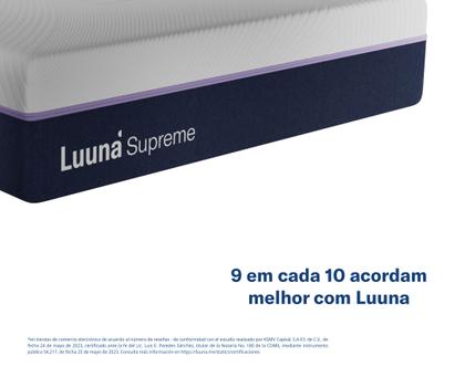 Imagem de Colchão Luuna Supreme Classic Firme, 32 cm Altura, Tecnologia Premium AirCell, Suporte Ortopédico