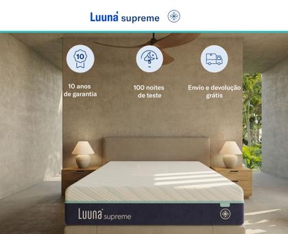 Imagem de Colchão Luuna Supreme Macio, 32 cm Altura, Tecnologia Premium AirCell, Suporte Ortopédico
