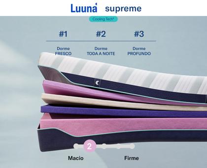 Imagem de Colchão Luuna Supreme Macio, 32 cm Altura, Tecnologia Premium AirCell, Suporte Ortopédico