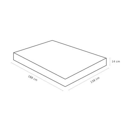 Imagem de Colchão Max Saúde D28 Reconflex Casal (138x188x14)