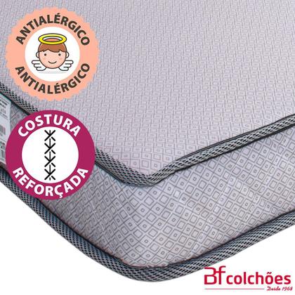 Imagem de Colchão Mini Cama Montessoriana Infantil Antialérgico + Protetor Capa Para Colchão Impermeável 68x148x12cm - BF Colchões