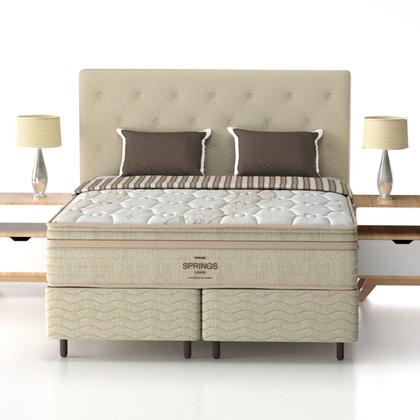 Colchão Molas Ensacadas King 34X193X203Cm Springs Linho Prodormir