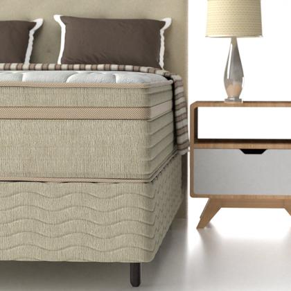 Colchão Molas Ensacadas King 34X193X203Cm Springs Linho Prodormir
